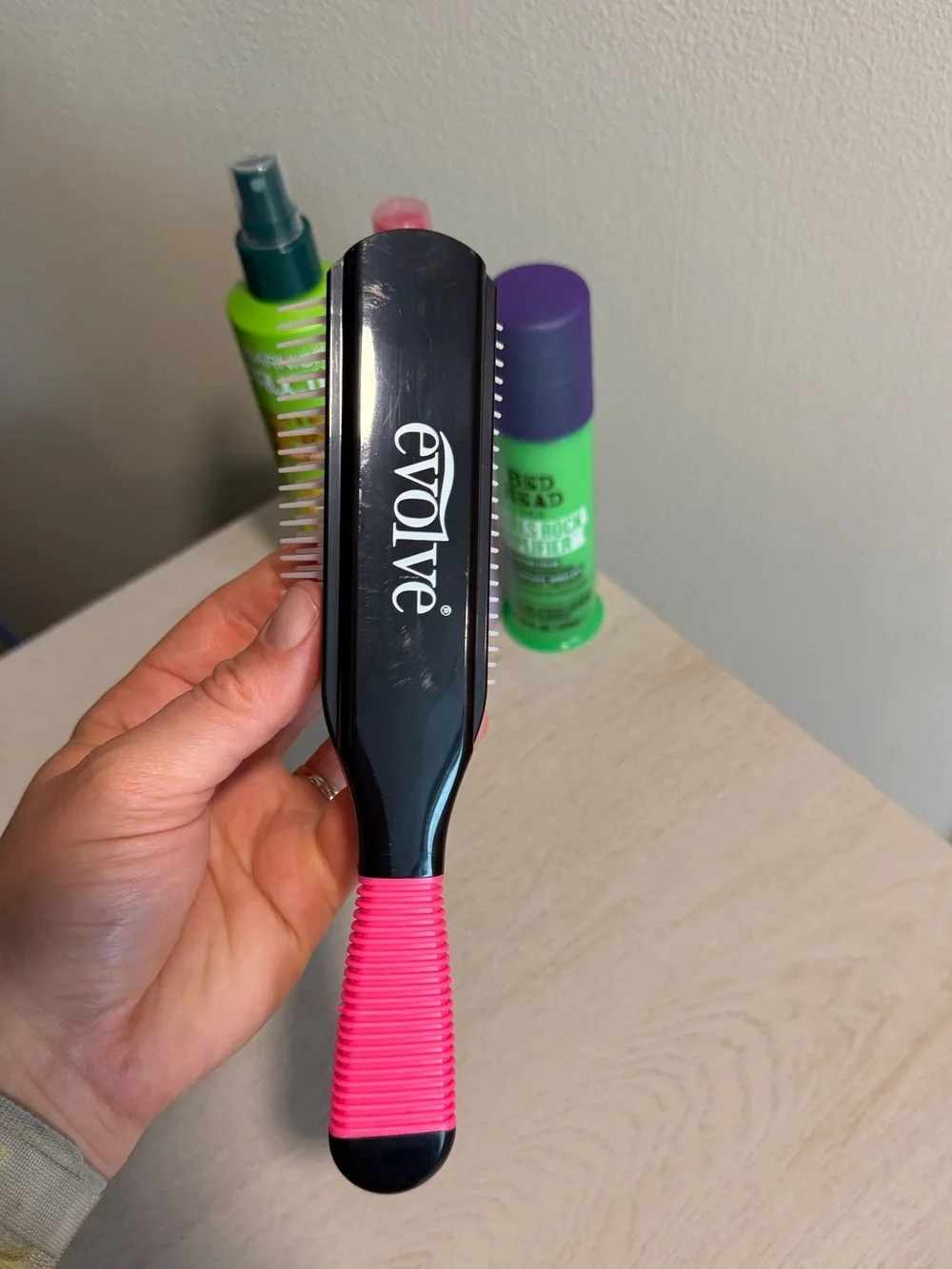 Bundle of curl/wavy hair products